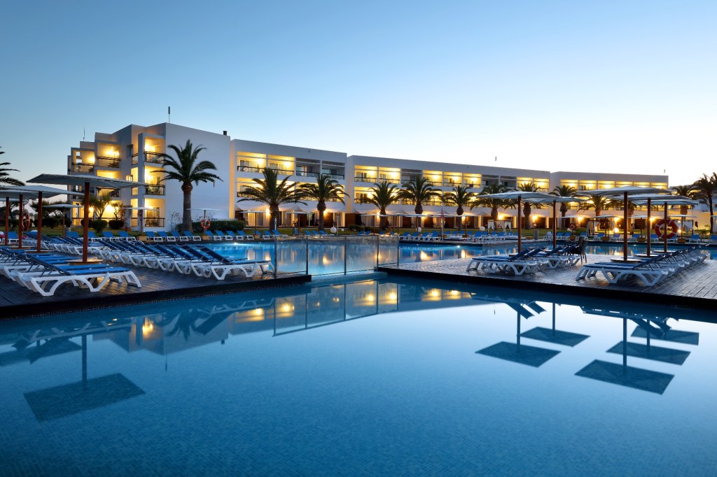 Grand Palladium Palace Ibiza at twilight