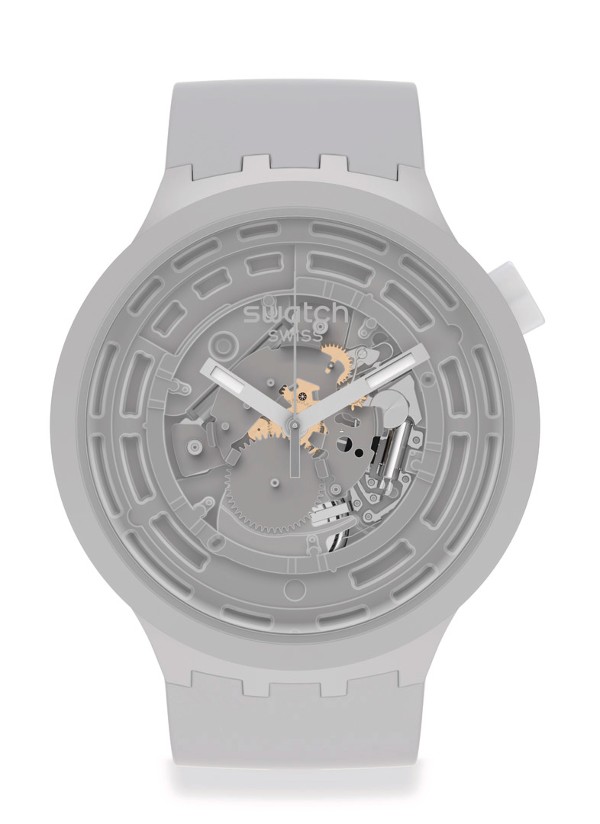 Swatch Bioceramic Big Bold watch in Grey