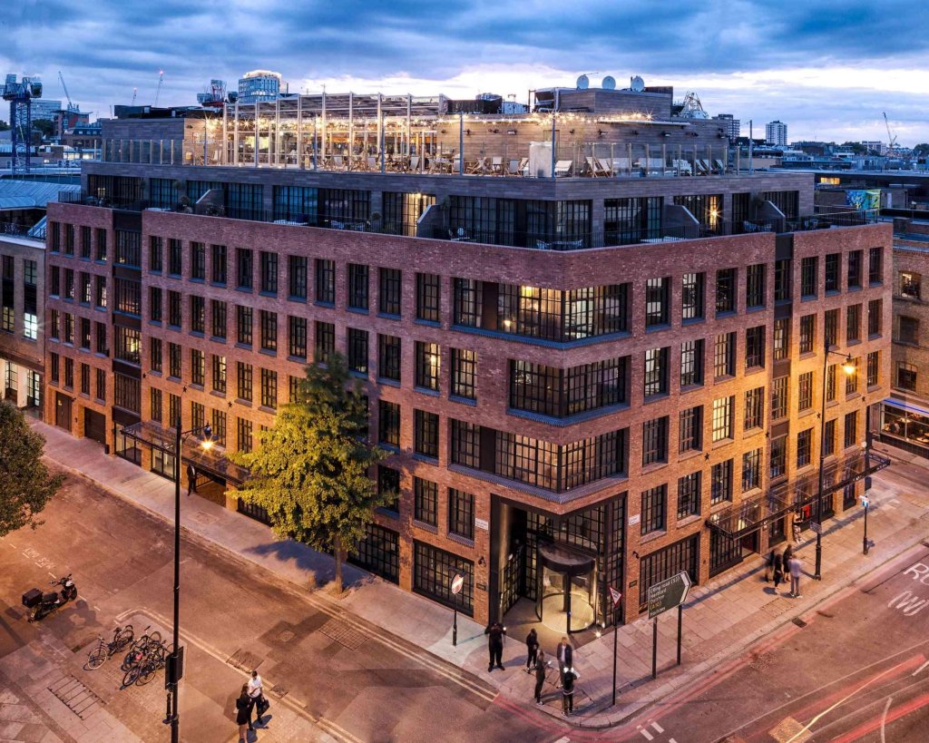 The Mondrian Shoreditch London exterior view
