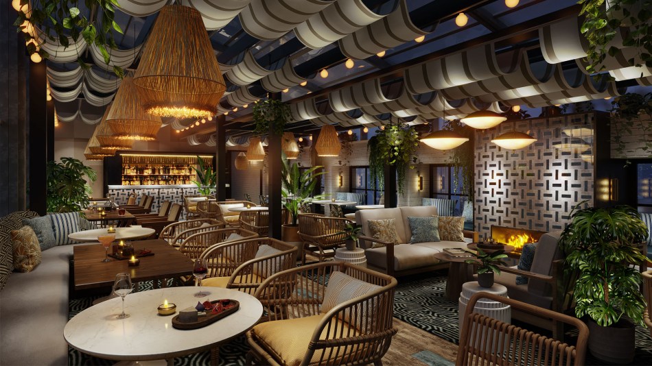 Rooftop Nightclub at the Mondrian Shoreditch London