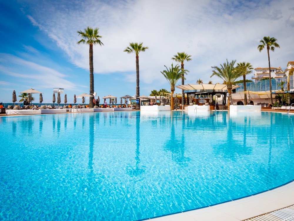 The pool at Ocean Club Marbella