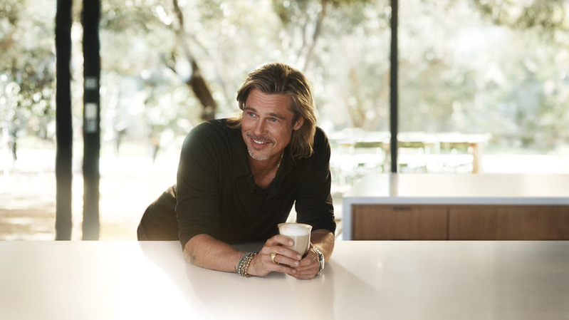 Bard Pitt sups a coffee as he relishes his role as coffee ambassador