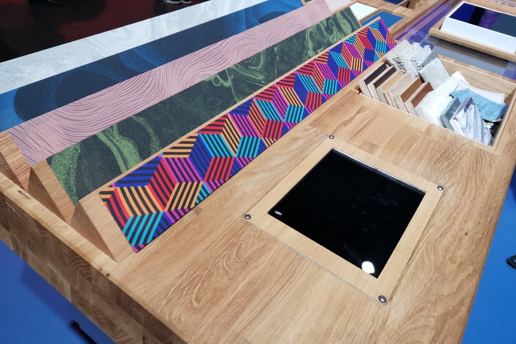 Colourful Sky Glass custom fascias in a row