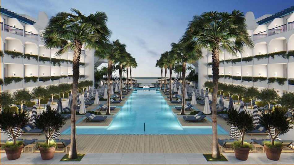 METT Hotel & Beach Resort Marbella-Estepona pool area