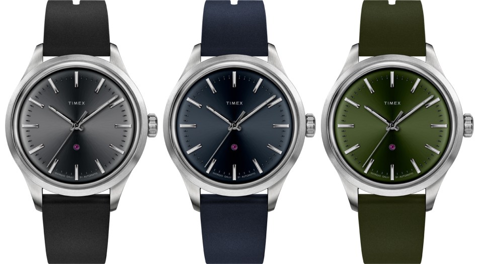 Timex Giorgio Galli S1 38 Automatic watch comes in three colourways