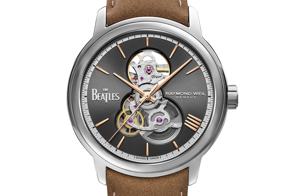 The Raymond Weil Let in Be timepiece dial