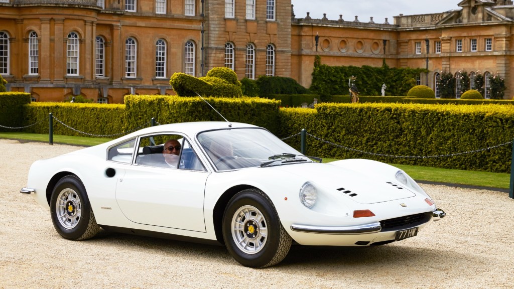 A 1972 Ferrari Dino at Salon Prive Blenheim Palace