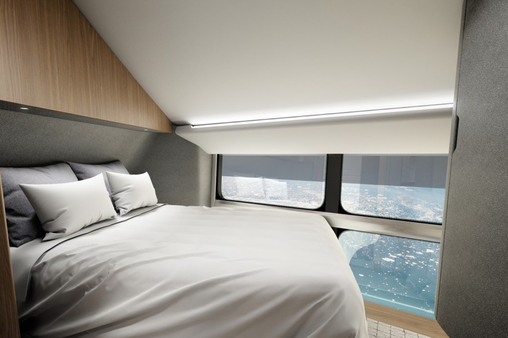 Airlander 10 interior cabin concept has a spectacular view