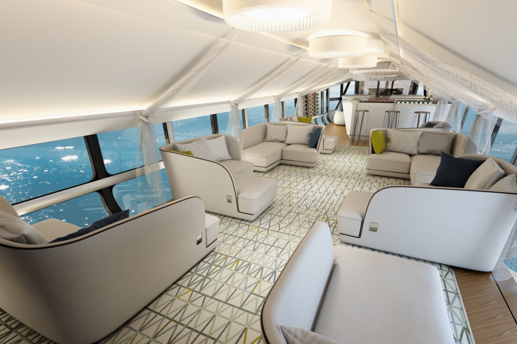 Airlander 10 Interior cabin has spectacular views