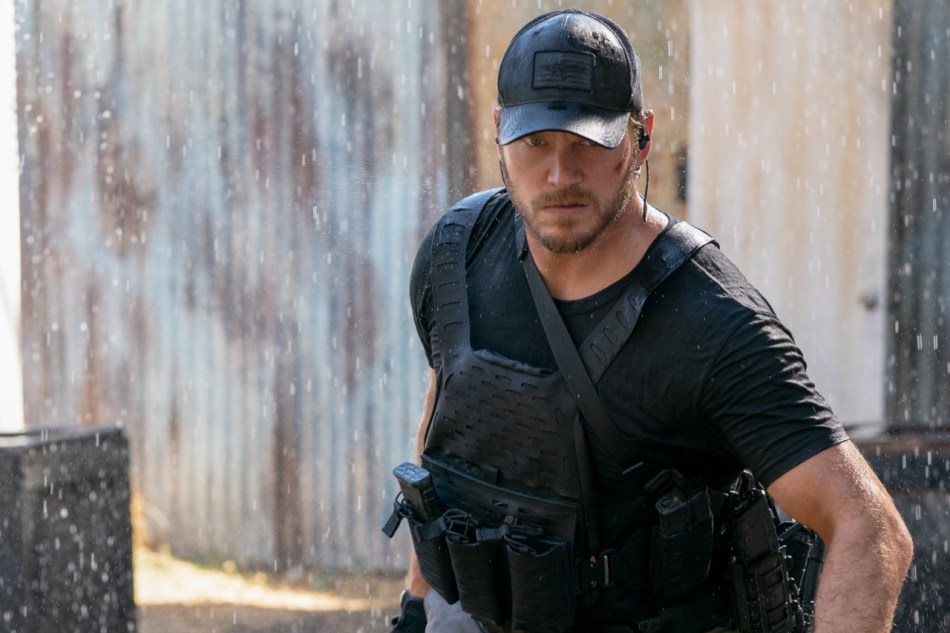 Chris Pratt dressed as a Navy Seal in The Termainl List