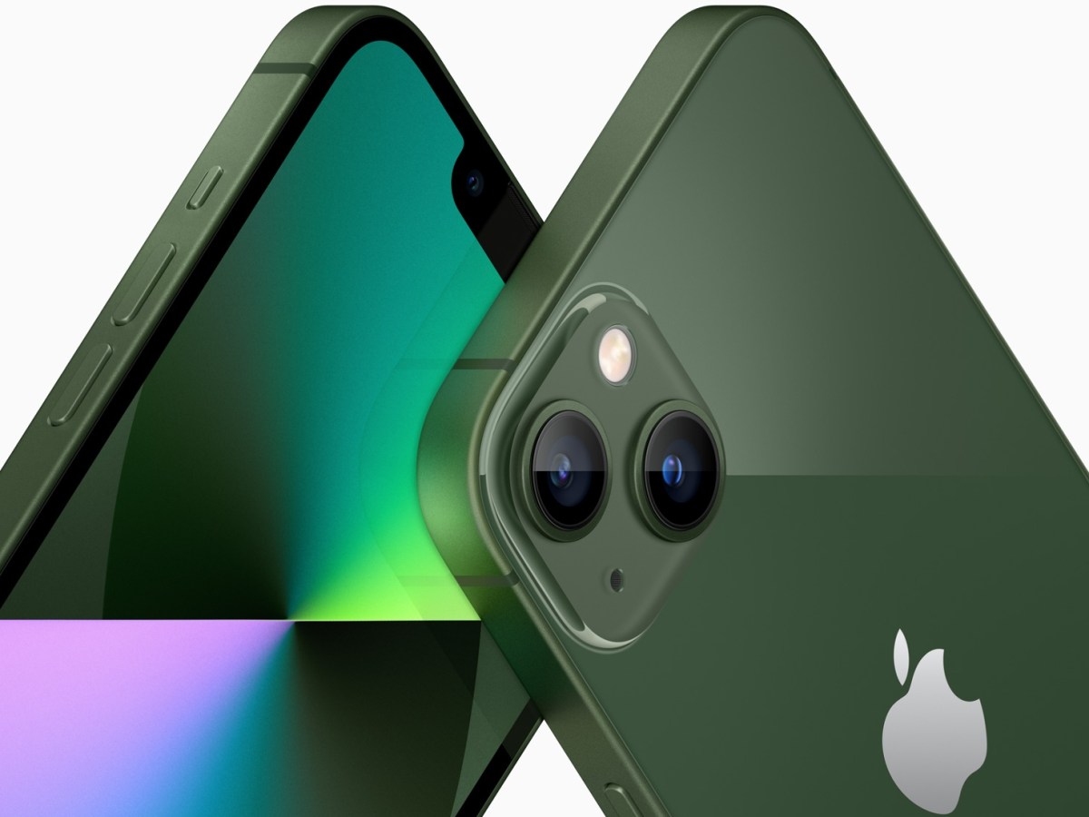 Stunning green finishes are go for Apple’s iPhone 13&nbsp;lineup
