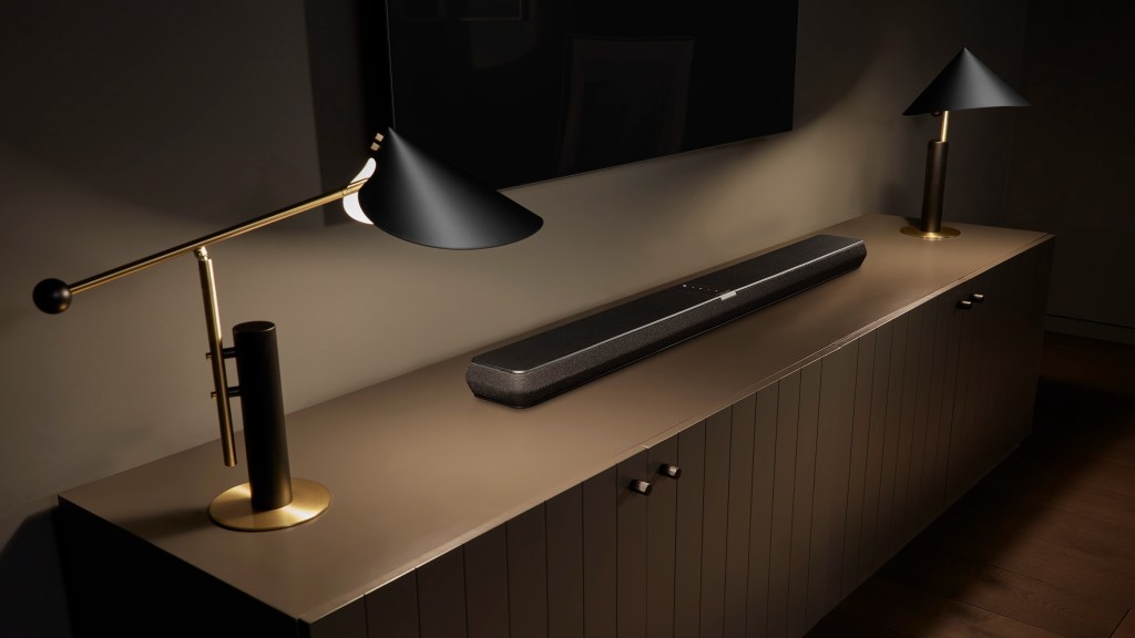 Bowers & Wilkins Panorama 3 soundbar in a living room setting