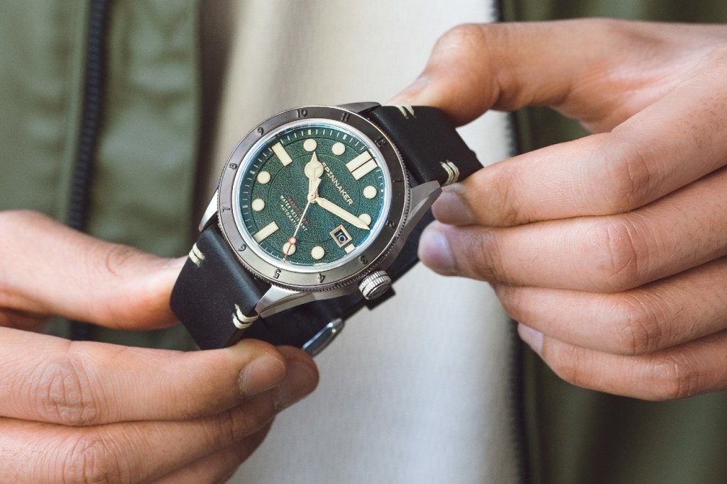 The Spinnaker Cahill Automatic with green dial