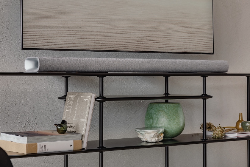 The Harman Kardon 1100 soundbar in a living room