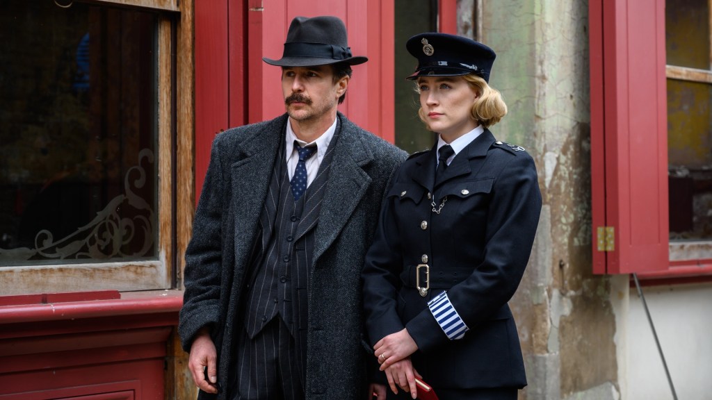 Sam Rockwell and Saoirse Ronan on the case in See How They Run