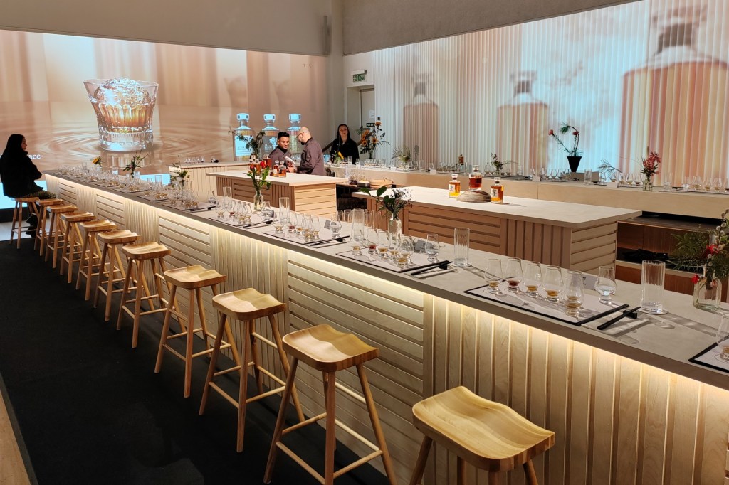 Setting the scene for the Hibiki Blossom Harmony tasting event