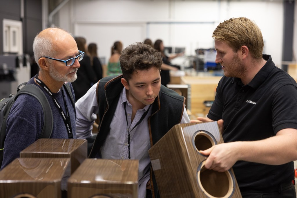 I visit the Dynaudio production line