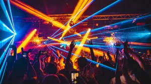 Clubbers at Ministry of Sound, London