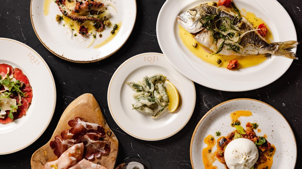 The Italian small plates at Tozi Grand Cafe