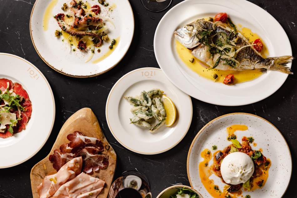 The Italian small plates at Tozi Grand Cafe