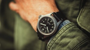 Timex Expedition North Titanium Automatic field watch on wrist