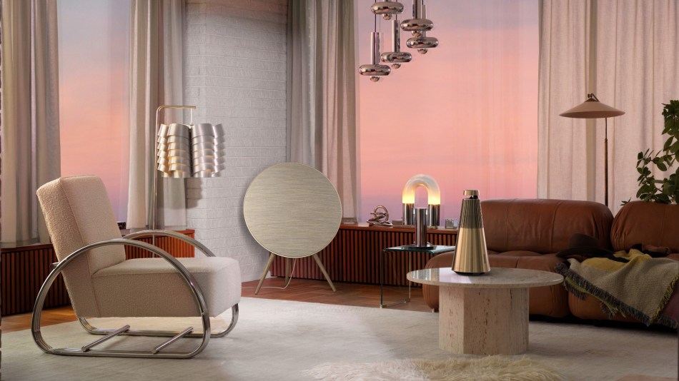 Bang & Olufsen's Beosound A9 5th Gen and Beosound 2 3rd Gen sound systems in a luxury apartment