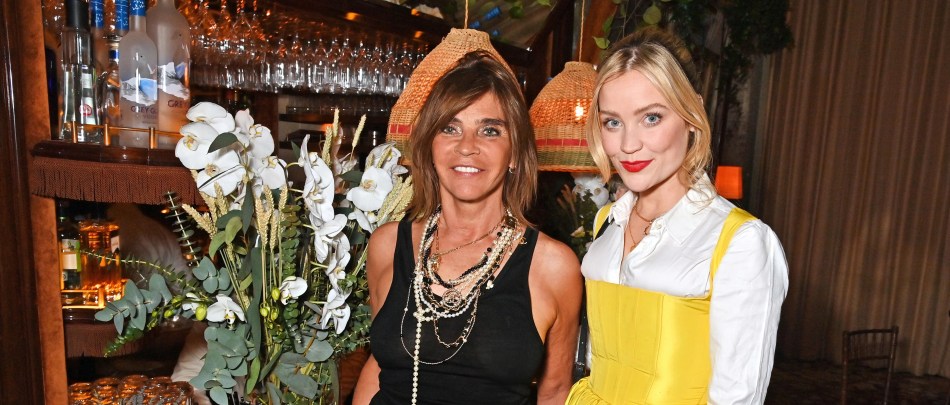 Carine Roitfeld and Laura Whitmore