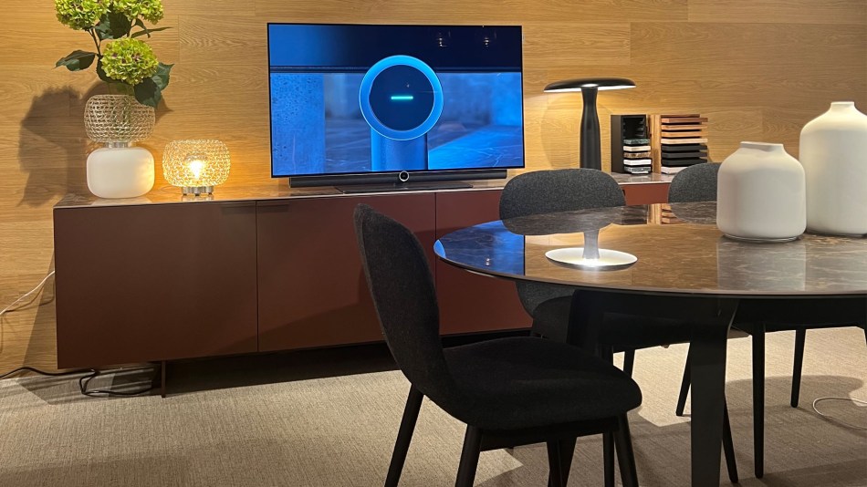 Loewe TV and audio in the Lignet Roset Chelsea showroom