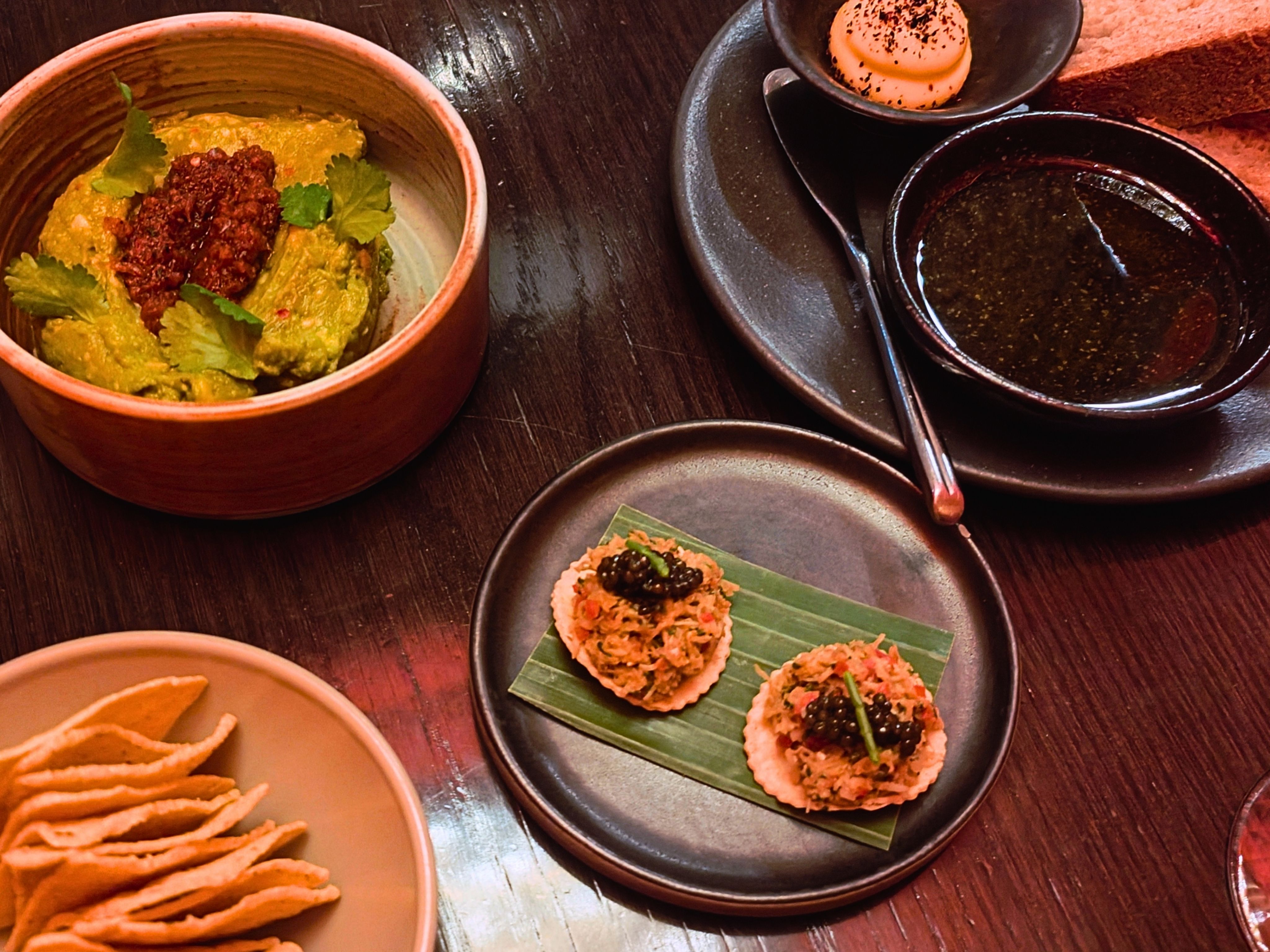 Sharing brunch starters for the table at YOPO