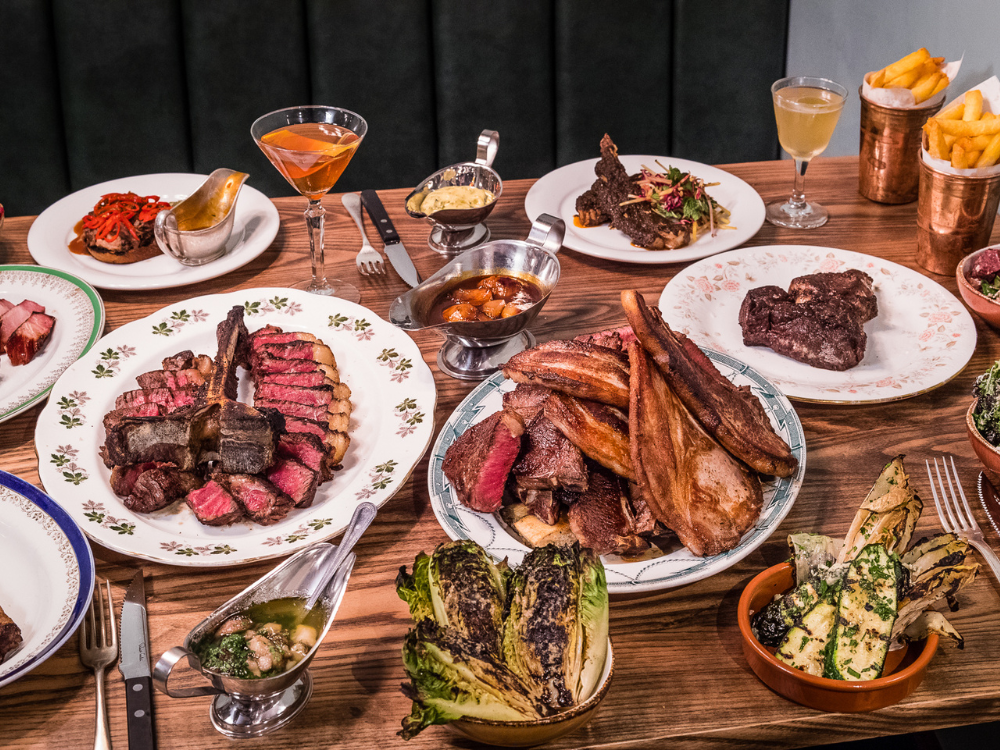 The food at Blacklock Chophouse