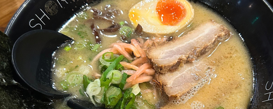 Ramen bowl at Shoryu