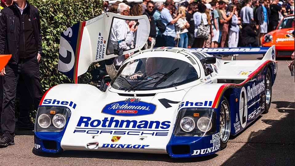 A classic Le Mans racing car heading to Salon prive