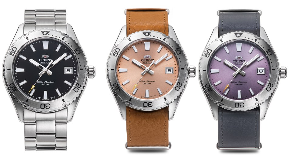 Orient Mako 40 dive watches with fashionable dials