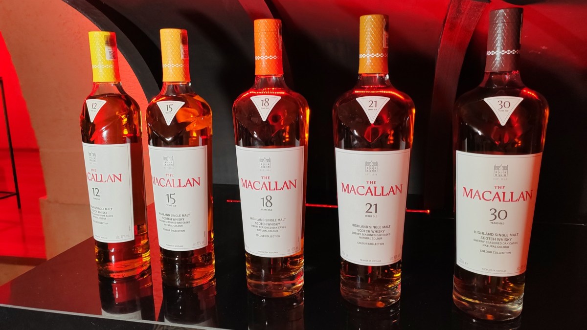 I sampled The Macallan whisky Colour Collection and they taste of 