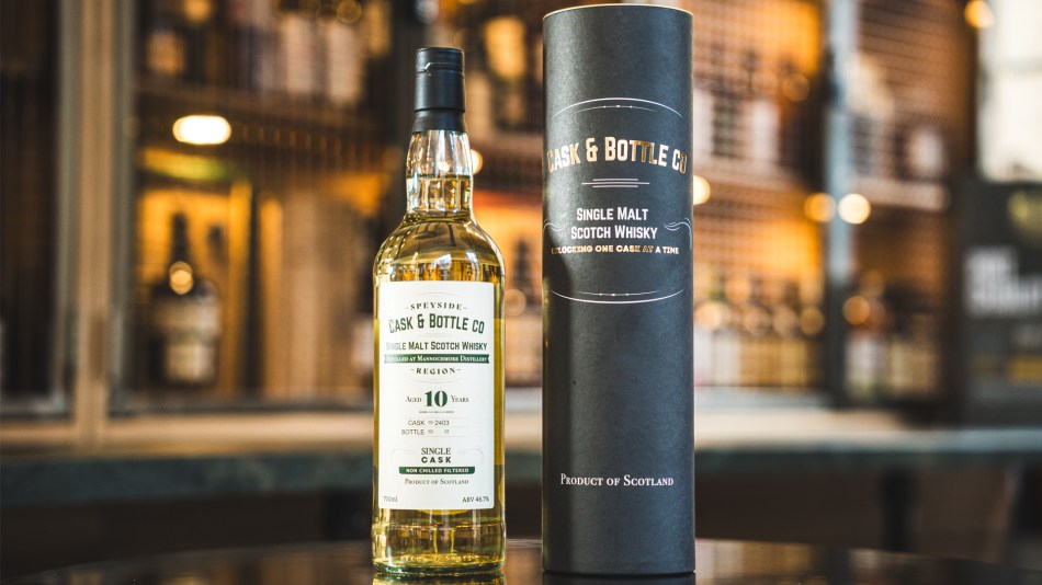 The first release from Cask & Bottle Co, bottled in a bar