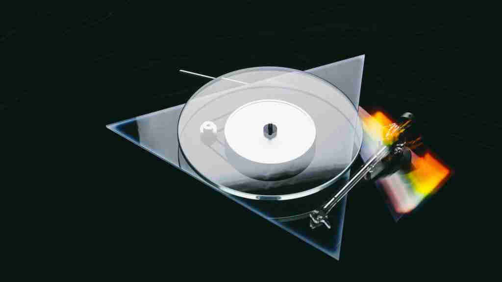 Pro-Ject The Dark Side of the Moon Turntable on black
