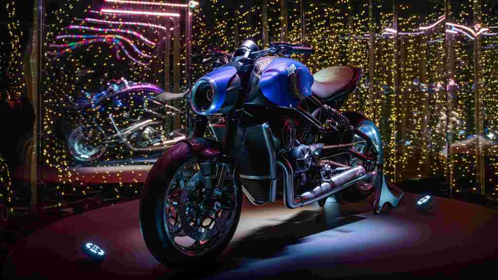 Langen Lightspeed Hypersport motorcyle at Motorcycle Live show