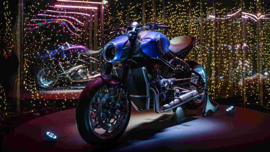 Langen Lightspeed Hypersport motorcyle at Motorcycle Live show