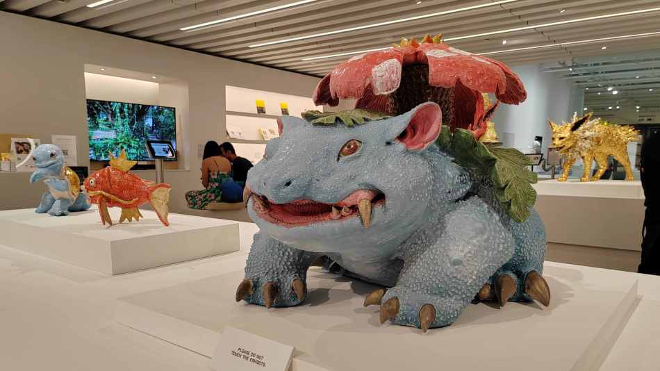 Venusaur at Pokemon Kogei exhibition Hollywood