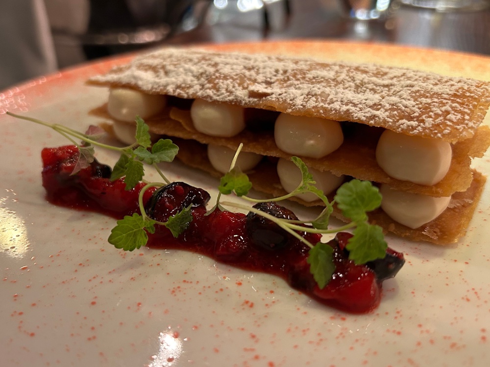 Heliot Steak House's mille feuille