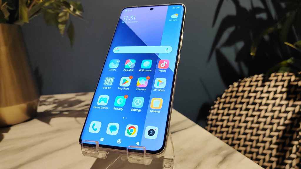 Xiaomi Redmi Note 13 Pro+ on stand
