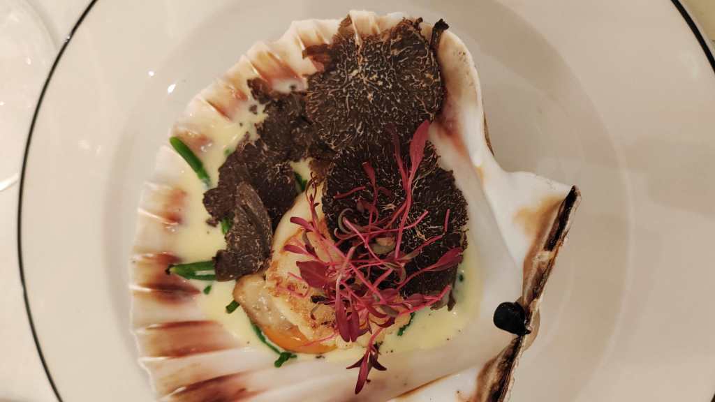 La Rustichella Truffle scallops