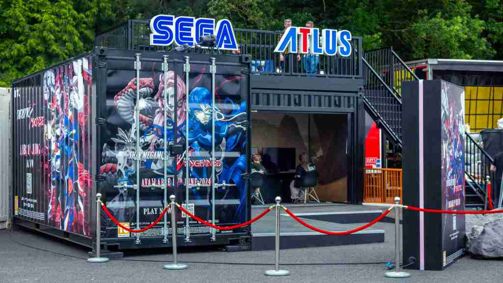 Sega games booth at Download 2024