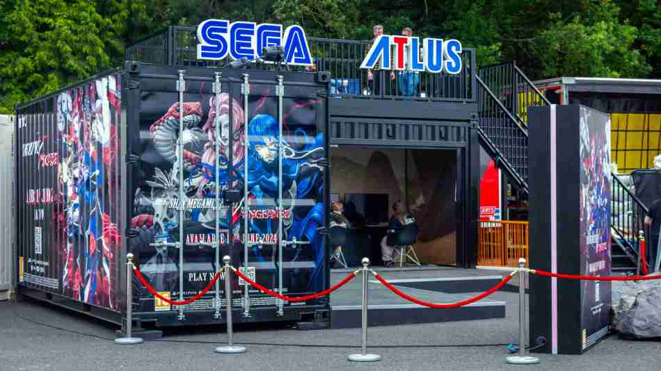 Sega games booth at Download 2024