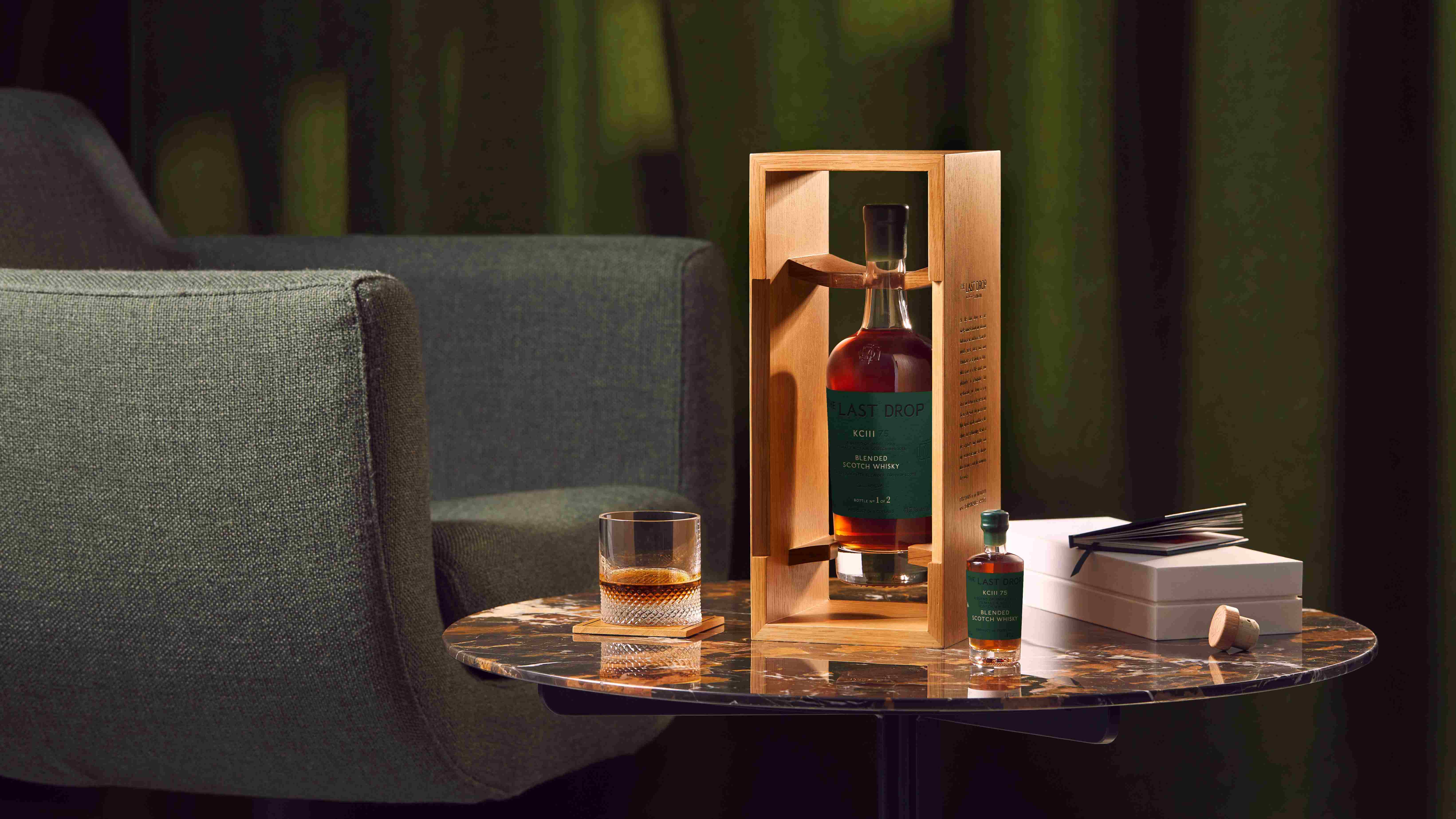 The Last Drop blends 75 rare whiskies to commemorate King Charles