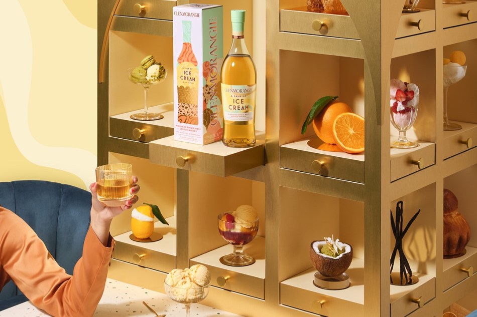 Glenmorangie A Tale of Ice cream whisky with cocktails