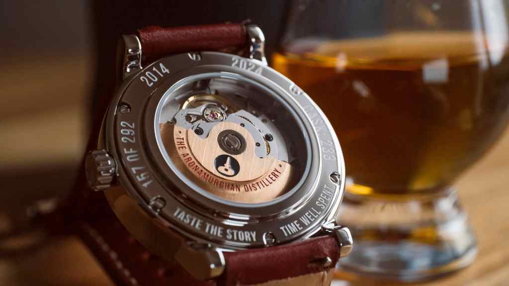 Marloe Glenbeg Blue watch and Ardnamurchan whisky