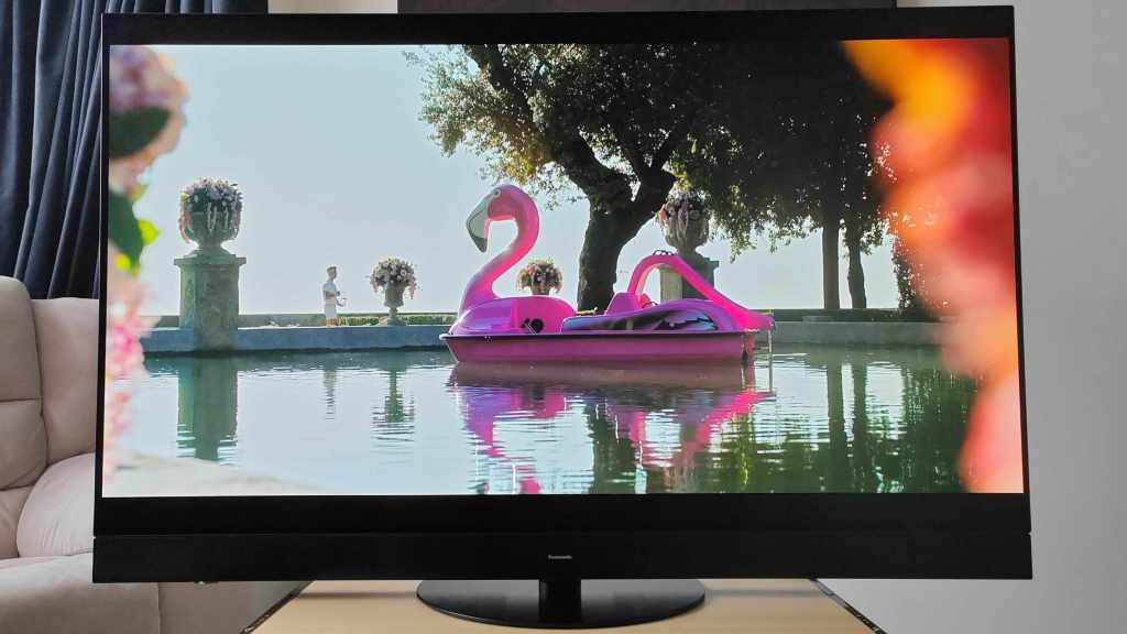 Panasonic Z95A OLED TV in living room