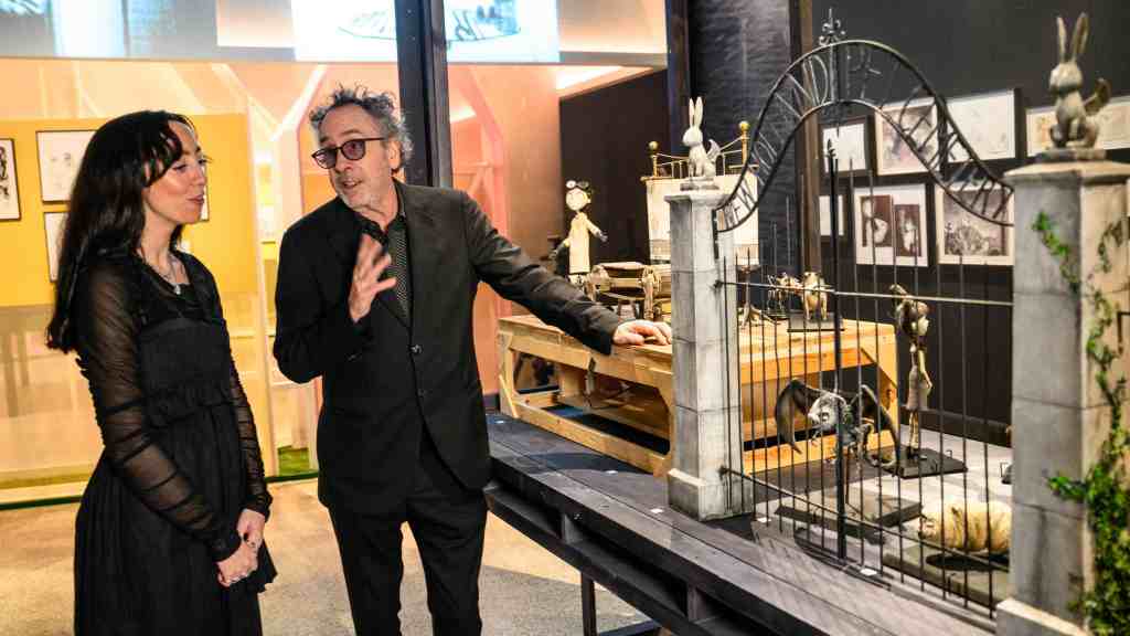 The World of Tim Burton exhibition with Tim Burton