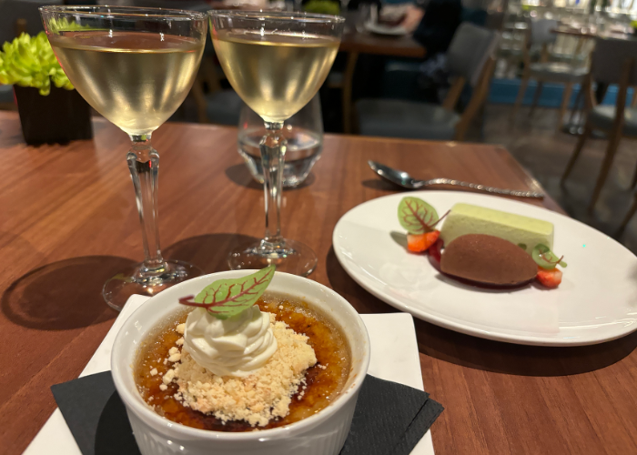 Cardamom chai creme brûlée